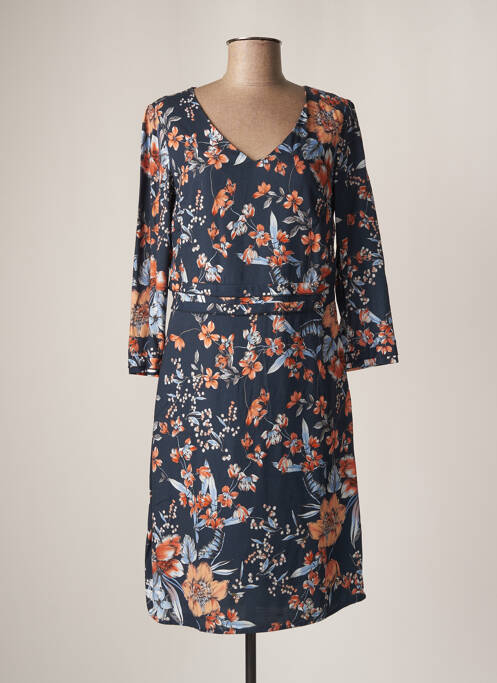 Rochie midi albastru JULIE GUERLANDE femeie