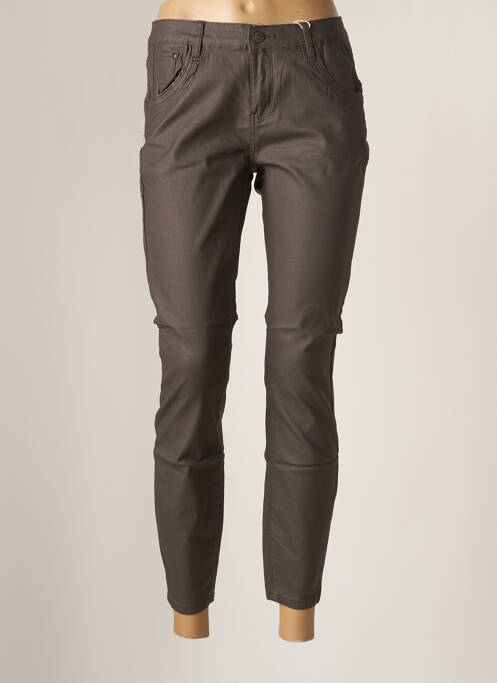 Pantalon slim gri BROADWAY femeie