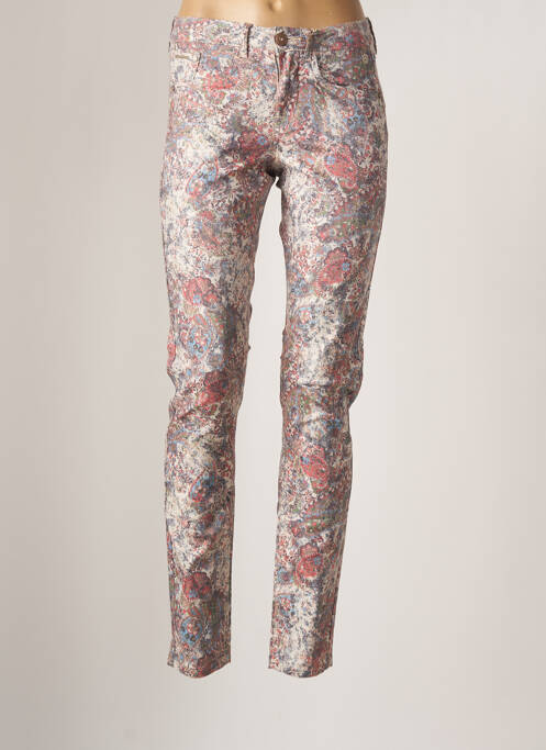 Pantalon slim bej CREAM femeie