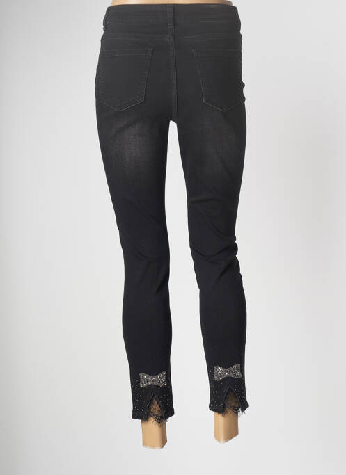 Blugi cu croială slim negru FRANK LYMAN femeie