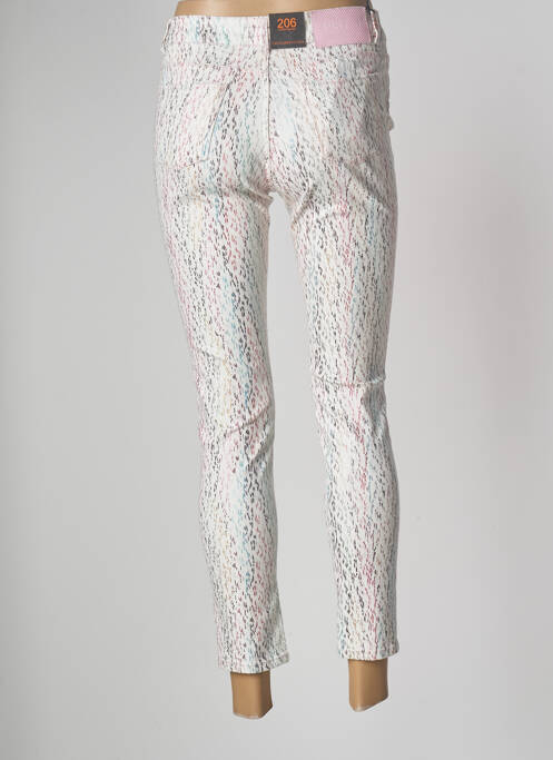 Pantalon 7/8 alb TRUSSARDI JEANS femeie