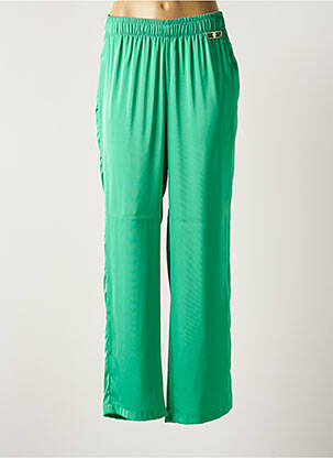 Pantalon larg verde FRACOMINA femeie