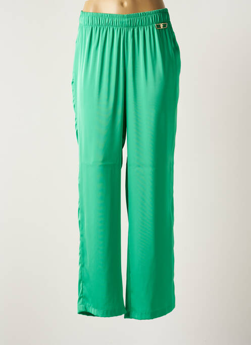 Pantalon larg verde FRACOMINA femeie