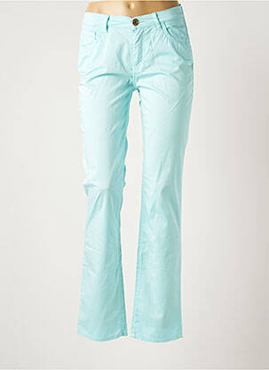 Pantalon drept albastru TRUSSARDI JEANS femeie