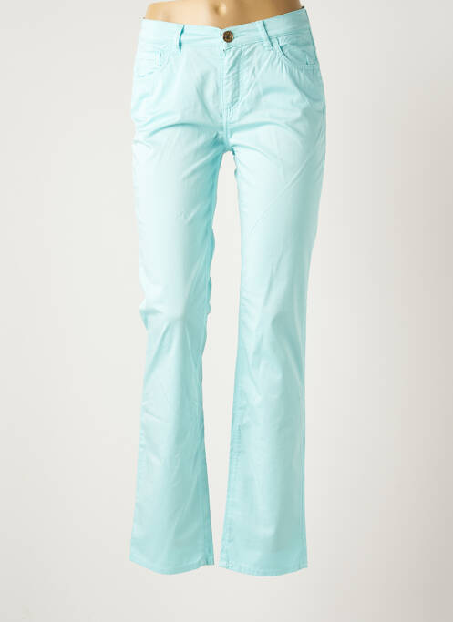 Pantalon drept albastru TRUSSARDI JEANS femeie