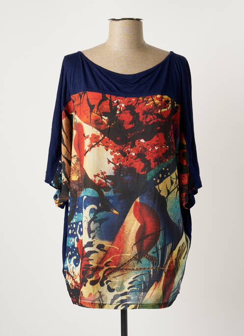 Tunică mâneci scurte albastru ISABEL DE PEDRO femeie