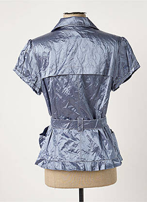 Jachete casual guler tip costum albastru FILIPINE LAHOYA femeie