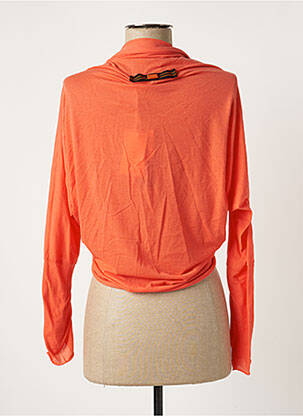 Jachete casual guler rotund portocalie BEATE HEYMANN femeie