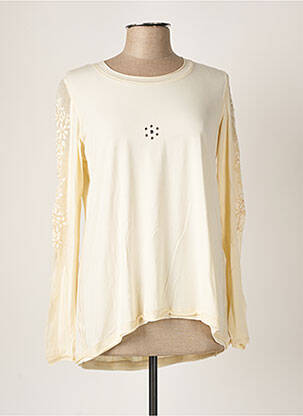 Top elasticitate mâneci lungi bej BEATE HEYMANN femme