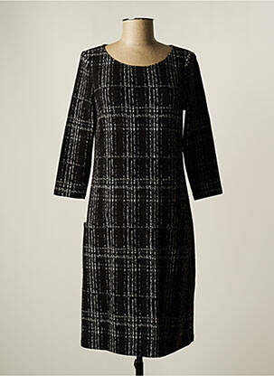Rochie midi mâneci lungi mâneci lungi negru ROBE LEGERE BY VERA MONT femeie