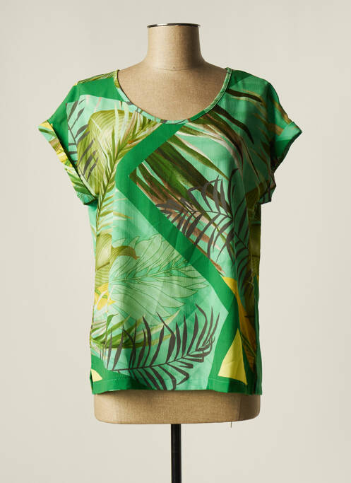 Top verde SIGNE NATURE femeie