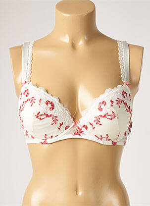 Sutien broderie top sutien modelat alb AUBADE femeie