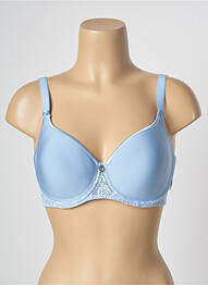Sutien efect material satinat top sutien modelat albastru AUBADE femeie