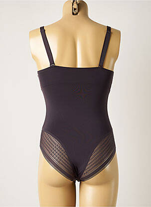 Body de lenjerie efect material satinat gri SIMONE PERELE femeie