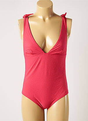 Costum de baie dintr-o singură piesă elasticitate top triunghiuri roz SIMONE PERELE femeie