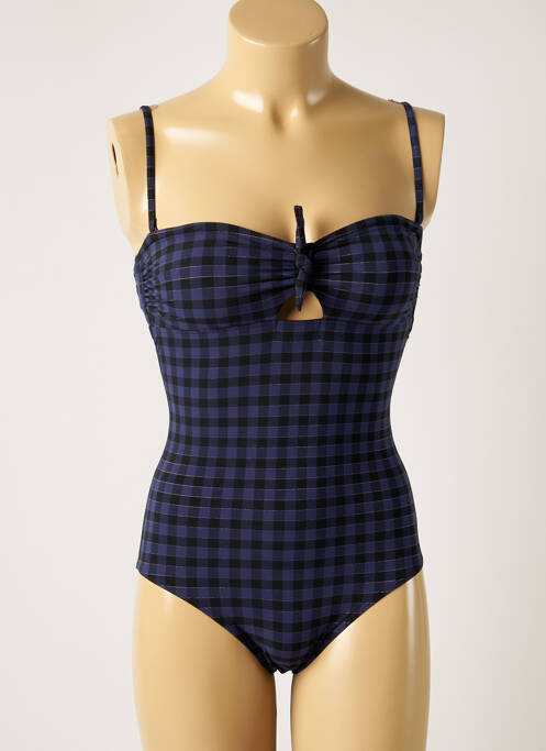 Costum de baie dintr-o singură piesă albastru SIMONE PERELE femeie