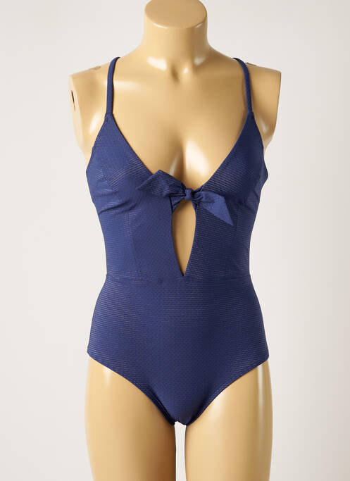 Costum de baie dintr-o singură piesă albastru SIMONE PERELE femeie