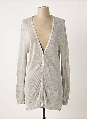 Vestă cu mâneci lungi gri POLES femeie