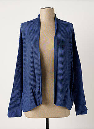 Vestă cu mâneci lungi albastru POLES femeie