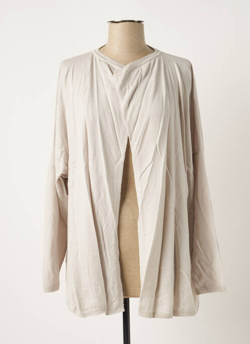 Vestă cu mâneci lungi gri POLES femeie