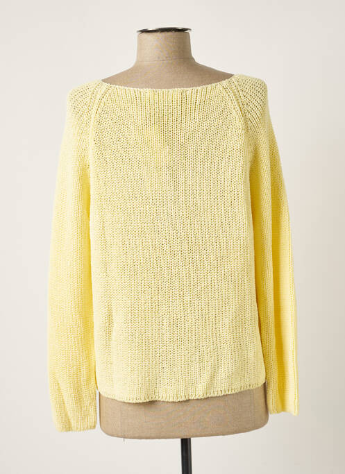 Vestă cu mâneci lungi galben POLES femeie