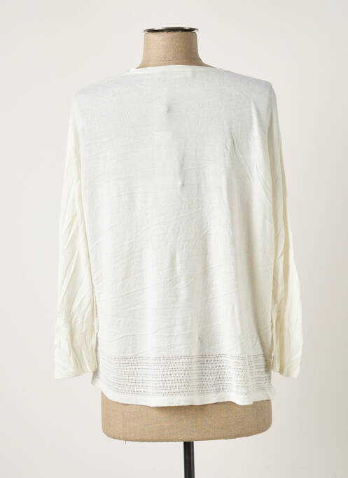 Vestă cu mâneci lungi bej POLES femeie