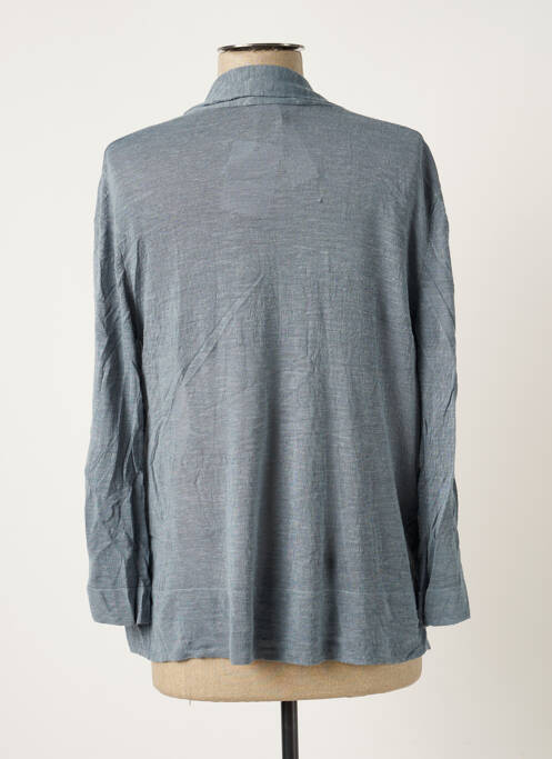 Vestă cu mâneci lungi albastru POLES femeie