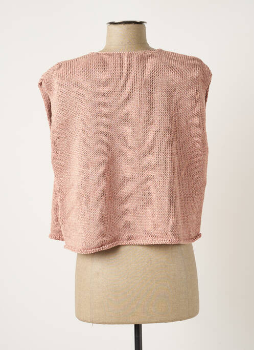 Vestă fără mâneci roz POLES femeie