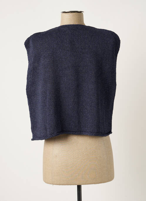 Vestă fără mâneci albastru POLES femeie