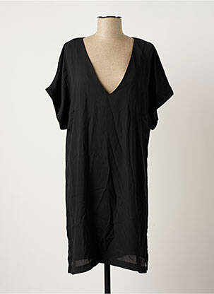 Rochie de plajă țesătură crep negru SIMONE PERELE femeie