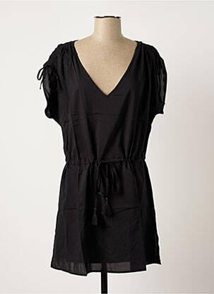Rochie de plajă croială cambrată negru SIMONE PERELE femeie