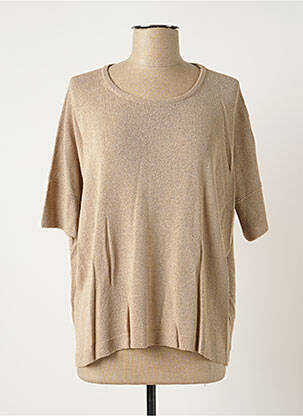 Pulover bej POLES femeie