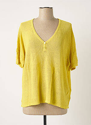 Pulover galben POLES femeie