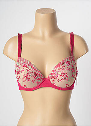 Sutien broderie top sutien modelat roz AUBADE femeie