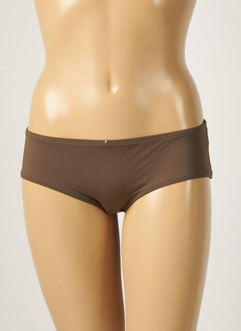 Chiloți de baie maro AUBADE femeie