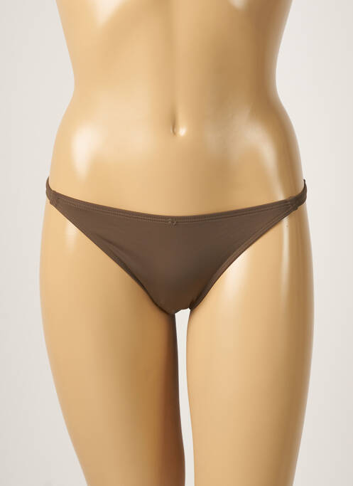 Chiloți de baie maro AUBADE femeie