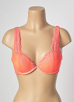 Sutien top sutien push-up top sutien push-up portocalie VALEGE femeie