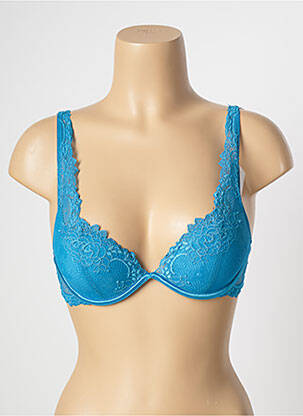 Sutien top sutien push-up top sutien push-up albastru VALEGE femeie