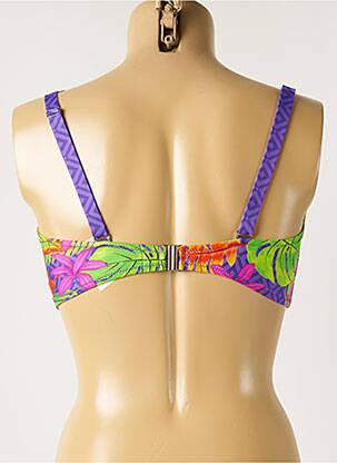 Sutien de costum de baie bretele elastice reglabile violet ANTIGEL femeie