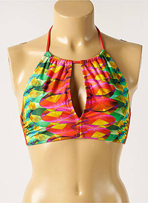 Sutien de costum de baie elasticitate portocalie ANTIGEL femeie