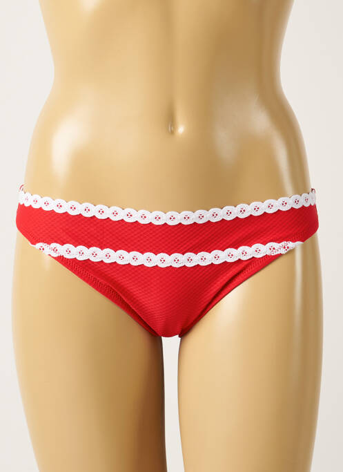 Chiloți de baie roșu ANTIGEL femeie