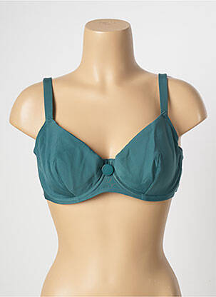 Sutien de costum de baie elasticitate sutien cupe întregi cu decolteu înalt verde SIMONE PERELE femeie