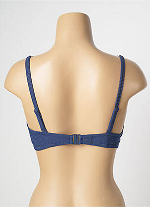 Sutien de costum de baie bretele elastice reglabile top sutien push-up albastru SIMONE PERELE femeie