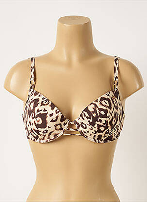Sutien de costum de baie top sutien modelat top sutien modelat maro ANTIGEL femeie