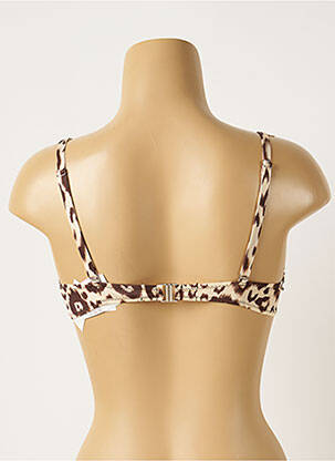 Sutien de costum de baie top sutien modelat top sutien modelat maro ANTIGEL femeie