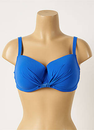 Sutien de costum de baie top sutien modelat top sutien modelat albastru ANTIGEL femeie