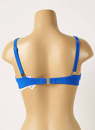 Sutien de costum de baie top sutien modelat top sutien modelat albastru ANTIGEL femeie