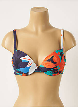 Sutien de costum de baie top sutien modelat top sutien modelat albastru SIMONE PERELE femeie