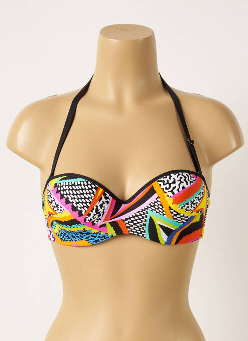 Sutien de costum de baie negru ANTIGEL femeie