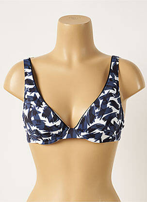 Sutien de costum de baie elasticitate top sutien modelat albastru SIMONE PERELE femeie